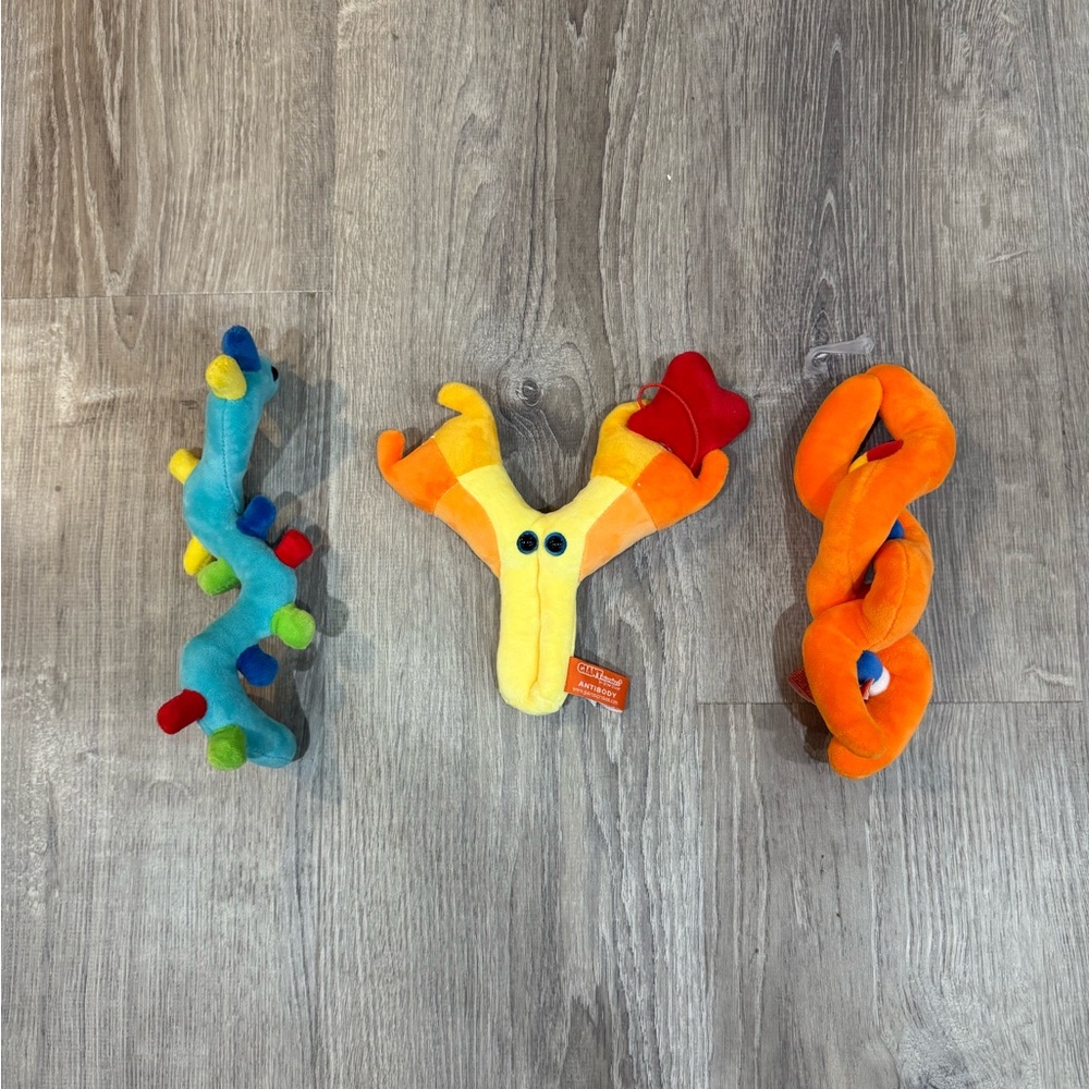 Science Plush RNA, DNA, and Antibody